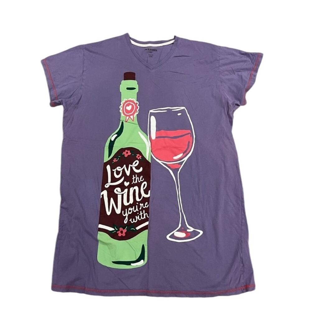 Love the Wine You’re With Women’s Sleep Shirt One Size